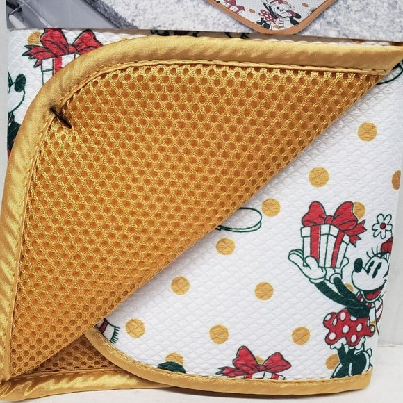 Mickey & Minnie Christmas Disney Dish Drying Mat 2 Pack - Picture 3 of 13